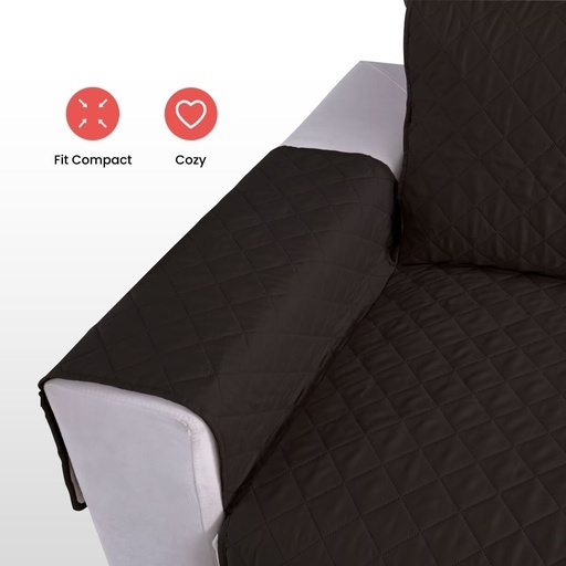 Pet Sofa Cover 3 Seat (Black) FI-PSC-111-SMT