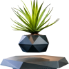 GOMINIMO Magnetic Levitating Plant Pot Black