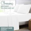 4 Pcs Bed Sheet Set 2000 Thread Count Ultra Soft Microfiber – Single (White)