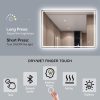 LED Mirror with Bluetooth Speaker 800mm Rectangle