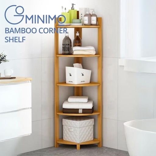 Bamboo Corner Shelf 5 Tier GO-BCS-100-YJ
