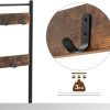 Coat Rack Stand Height 175 cm Rustic Brown