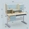 Height Adjustable Children Kids Ergonomic Study Desk Only 120cm AU