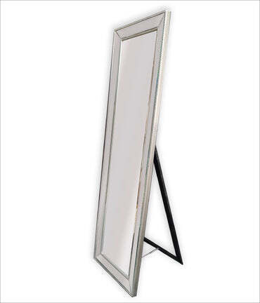 Beaded Framed Mirror – Free Standing 50cm x 170cm