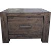 Granbury Lamp Sofa Table 60cm 1 Drawer Solid Acacia Timber Wood – Stone Grey