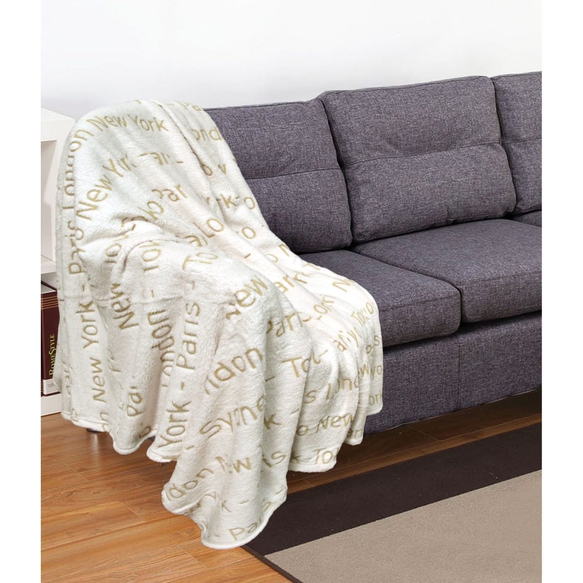 Embossed Print Throw