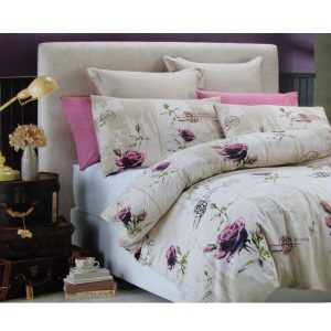 French Rose Easy Care Quilt Cover Set King