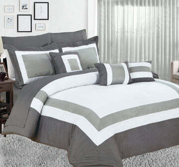 10 piece comforter and sheets set king charcoal