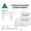 Twin Pack 40cm Aus Made Round Hotel Cushion Inserts Premium Memory Resistant Filling