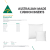 Twin Pack 65x65cm Aus Made Hotel Cushion Inserts Premium Memory Resistant Filling