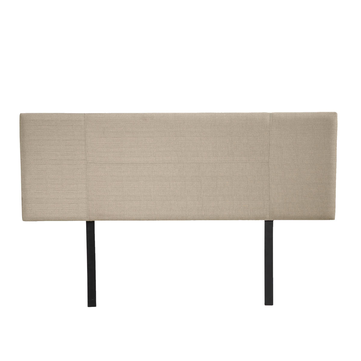Linen Fabric Bed Headboard Bedhead – DOUBLE, Beige