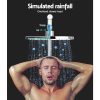 WELS 9” Rain Shower Head Set Round Handheld High Pressure Wall – Silver, 9” Round Shower Head + Shower Mixer