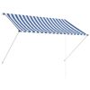Retractable Awning – 200×150 cm, Blue and White