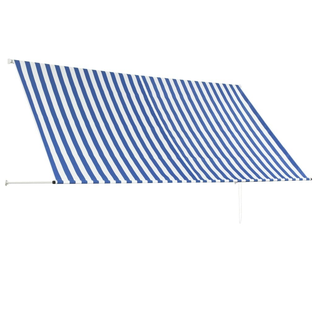 Retractable Awning – 300×150 cm, Blue and White