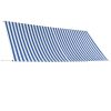 Retractable Awning – 350×150 cm, Blue and White
