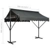Free Standing Awning – 3×3 m, Anthracite