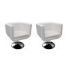 Bar Chairs Faux Leather – White, 2