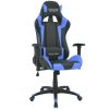 Reclining Office Racing Chair Artificial Leather – Blue