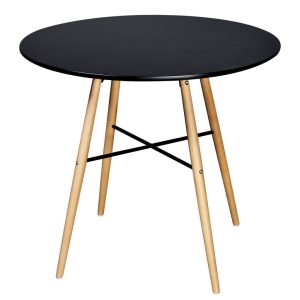 Dining Table MDF Round – Black