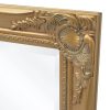 Wall Mirror Baroque Style 120×60 cm – Gold