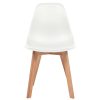 Dining Chairs Plastic – White, 2