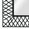 Wall Mirror Arched Black – 50×80 cm