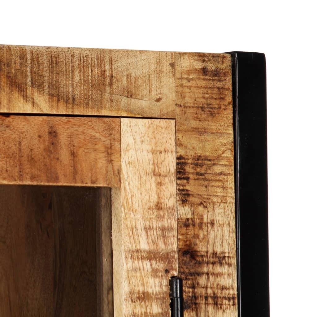 Highboard 100x40x175 cm – Brown, Solid Mango Wood