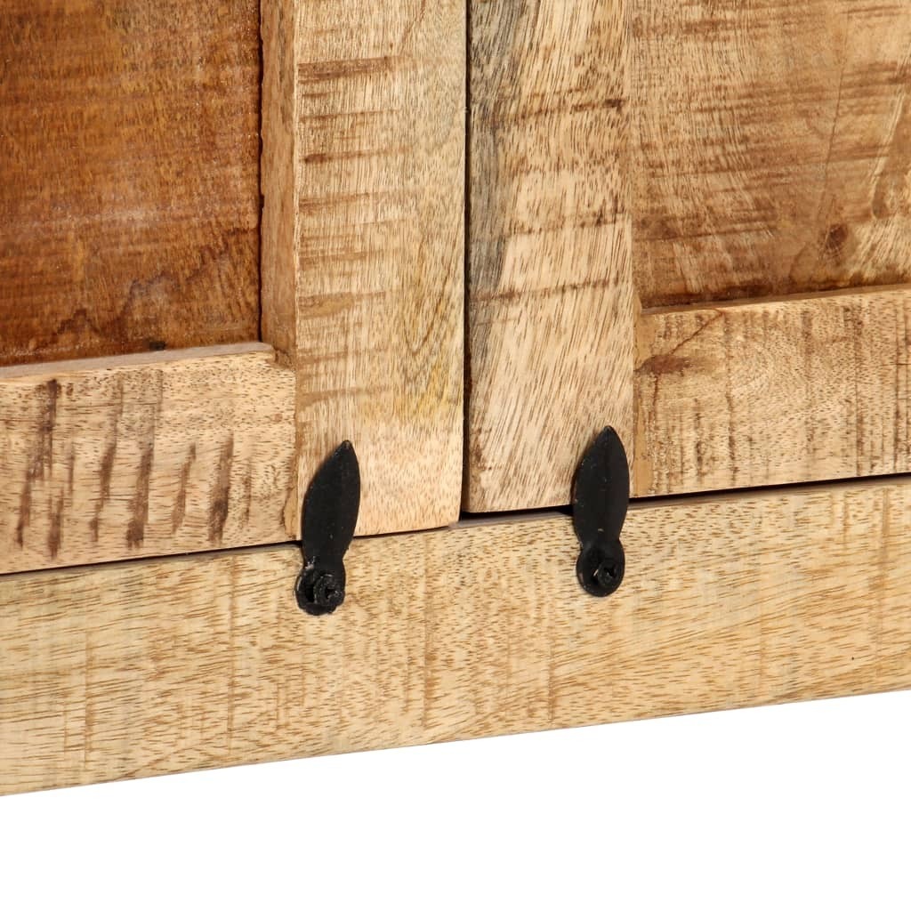 Highboard 100x40x175 cm – Brown, Solid Mango Wood