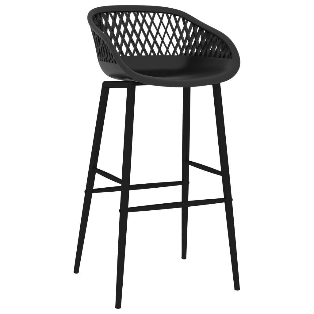 Bar Chairs 4 pcs – Black