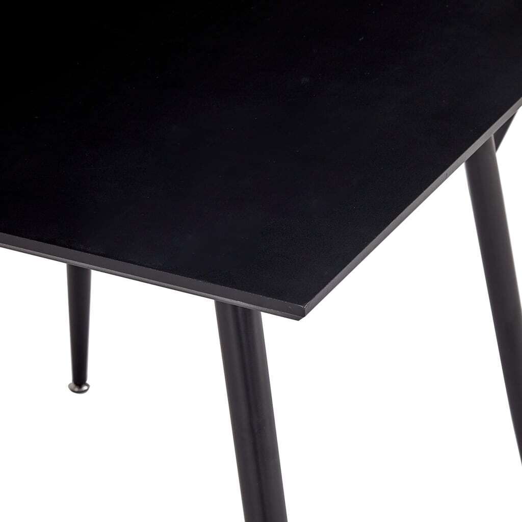 Dining Table 80.5×80.5×73 cm MDF – Black