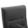 Swivel TV Armchair Faux Leather – Black