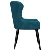 Dining Chairs Velvet – Blue, 4