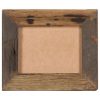 Photo Frames 2 pcs Solid Reclaimed Wood and Glass – 25×30 cm