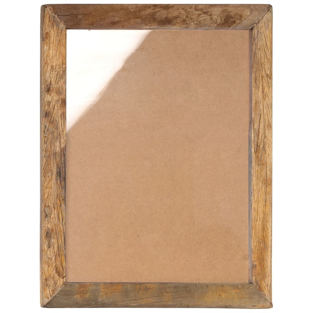 Photo Frames 2 pcs Solid Reclaimed Wood and Glass – 50×60 cm