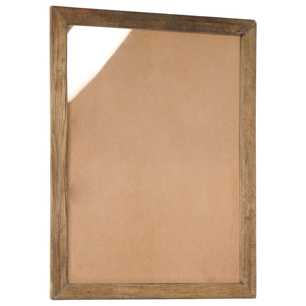 Photo Frames 2 pcs Solid Reclaimed Wood and Glass – 90×70 cm