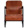 Relax Armchair Real Leather – Brown