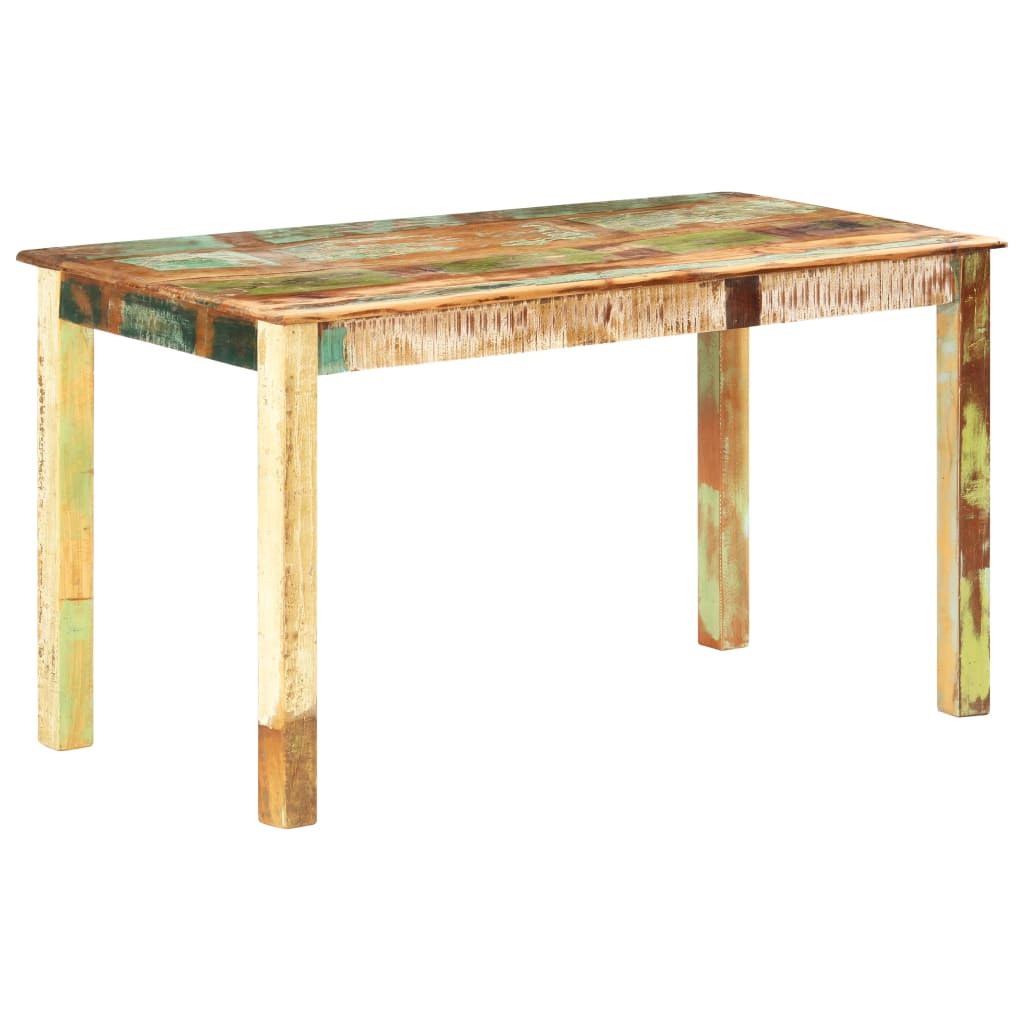 Dining Table Solid Reclaimed Wood – 140x70x76 cm