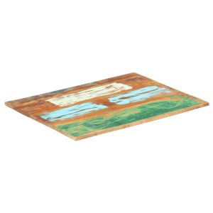 Table Top Solid Wood Mango – Solid Reclaimed Wood, 90×60 cm 15-16 mm