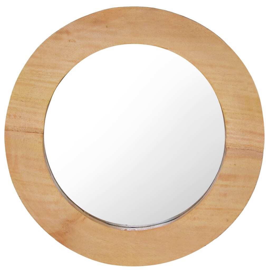 Wall Mirror Teak Round – 40 cm