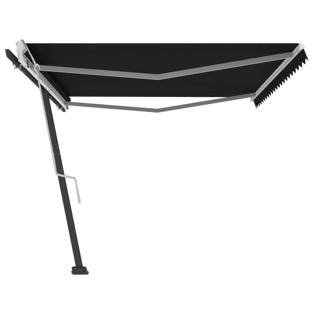Freestanding Manual Retractable Awning – 500×300 cm, Anthracite