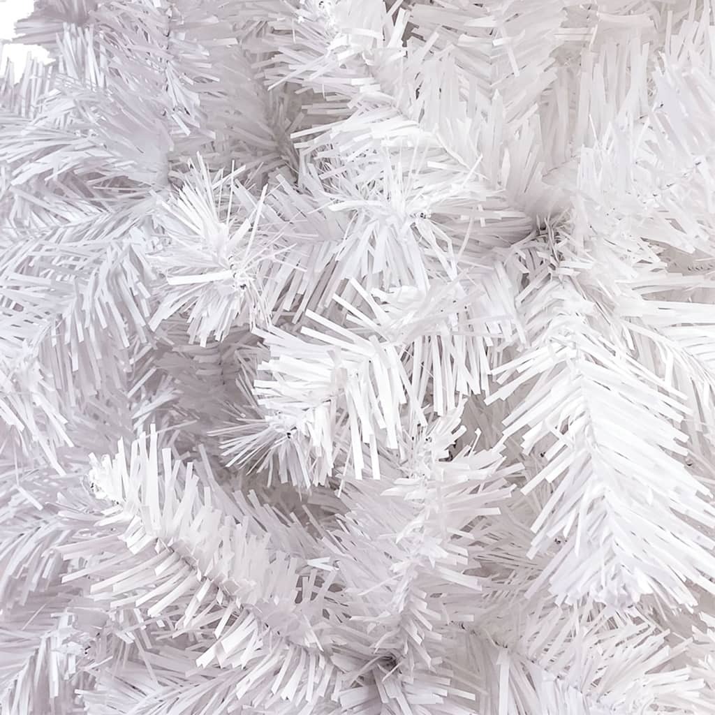 Slim Christmas Tree with LEDs&Ball Set – 150×43 cm, White and Rose