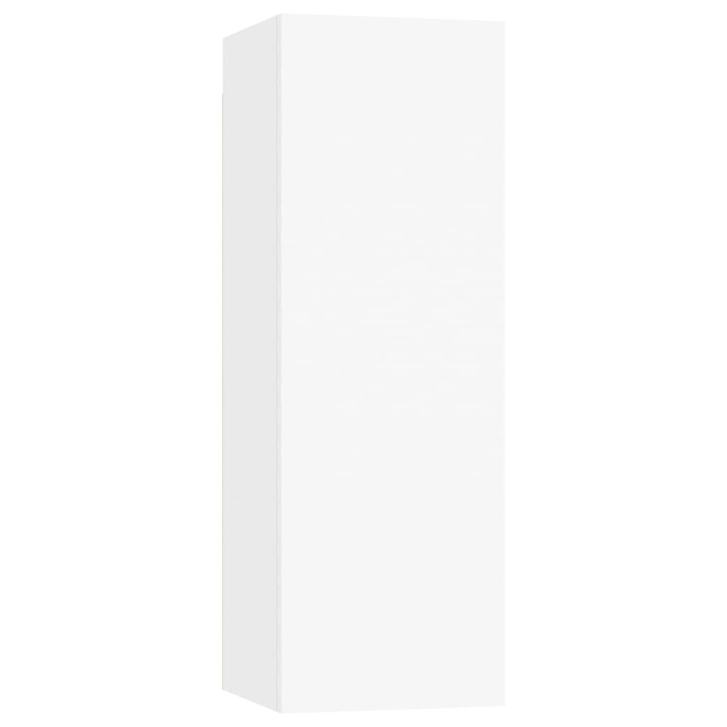 Caledonia 8 Piece TV Cabinet Set Engineered Wood – 60x30x30 cm, White