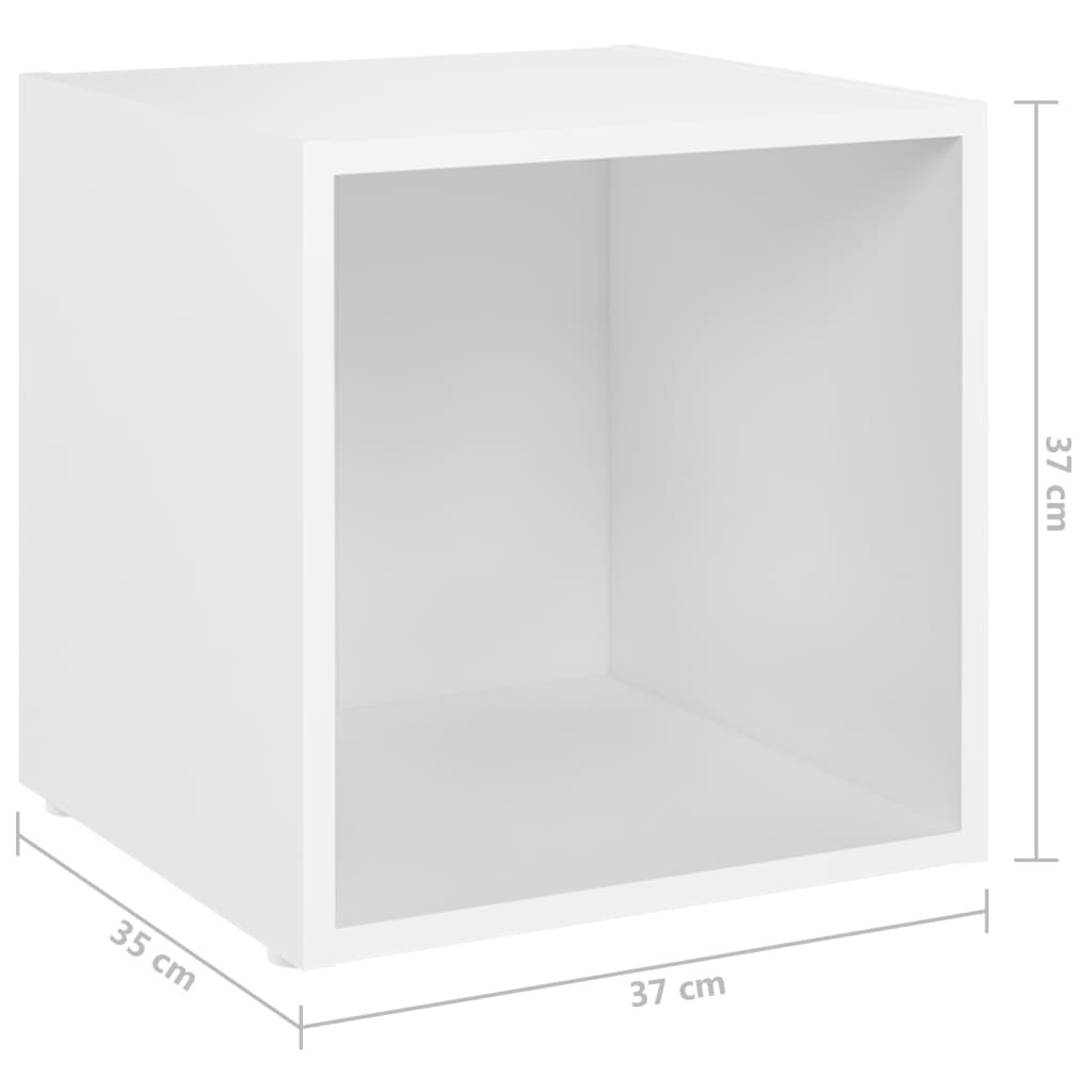 Snyder 5 Piece TV Cabinet Set Engineered Wood – White