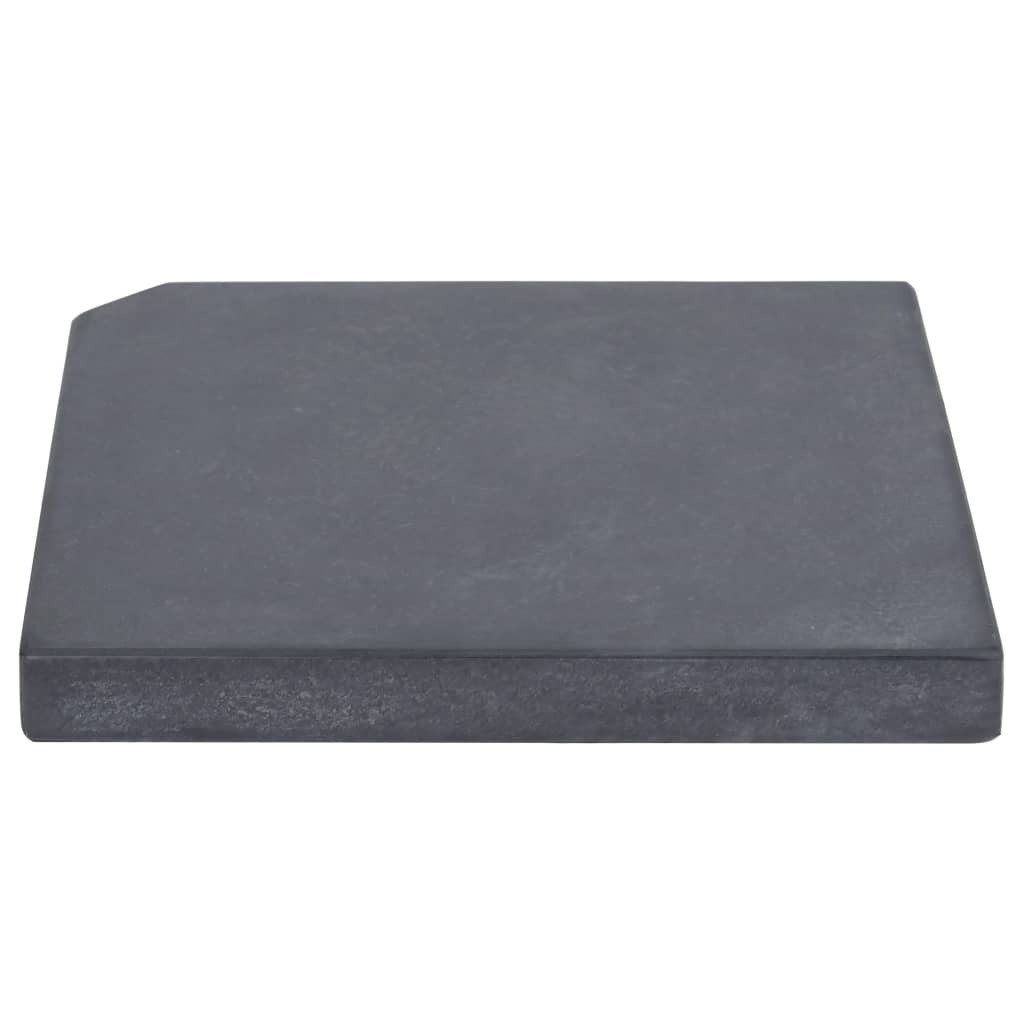 Umbrella Weight Plate Black Granite Square 25 kg