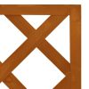 Corner Trellis Planter 40x40x150 cm Solid Firwood – Orange