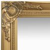 Wall Mirror Baroque Style – 60×60 cm, Gold