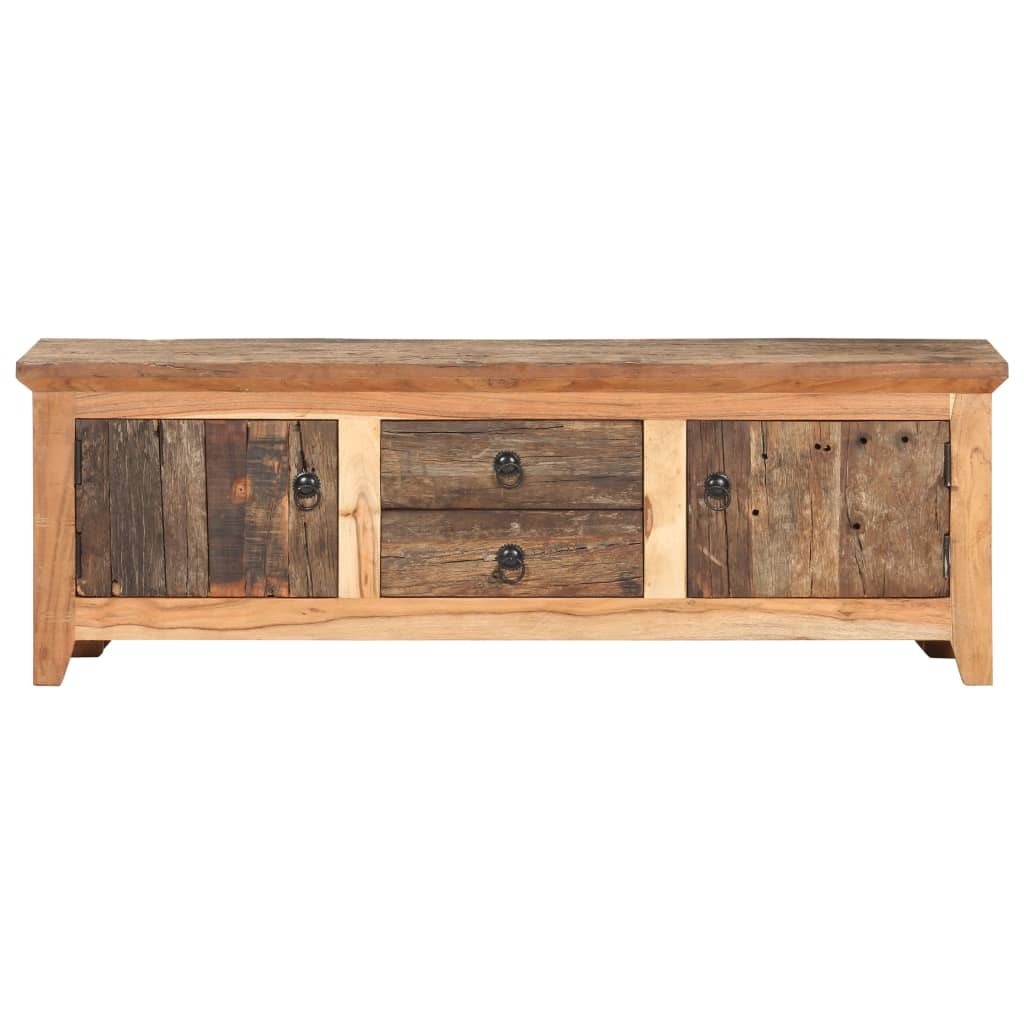 Hagerstown TV Cabinet 120x30x40 cm Solid Acacia Wood and Reclaimed Wood