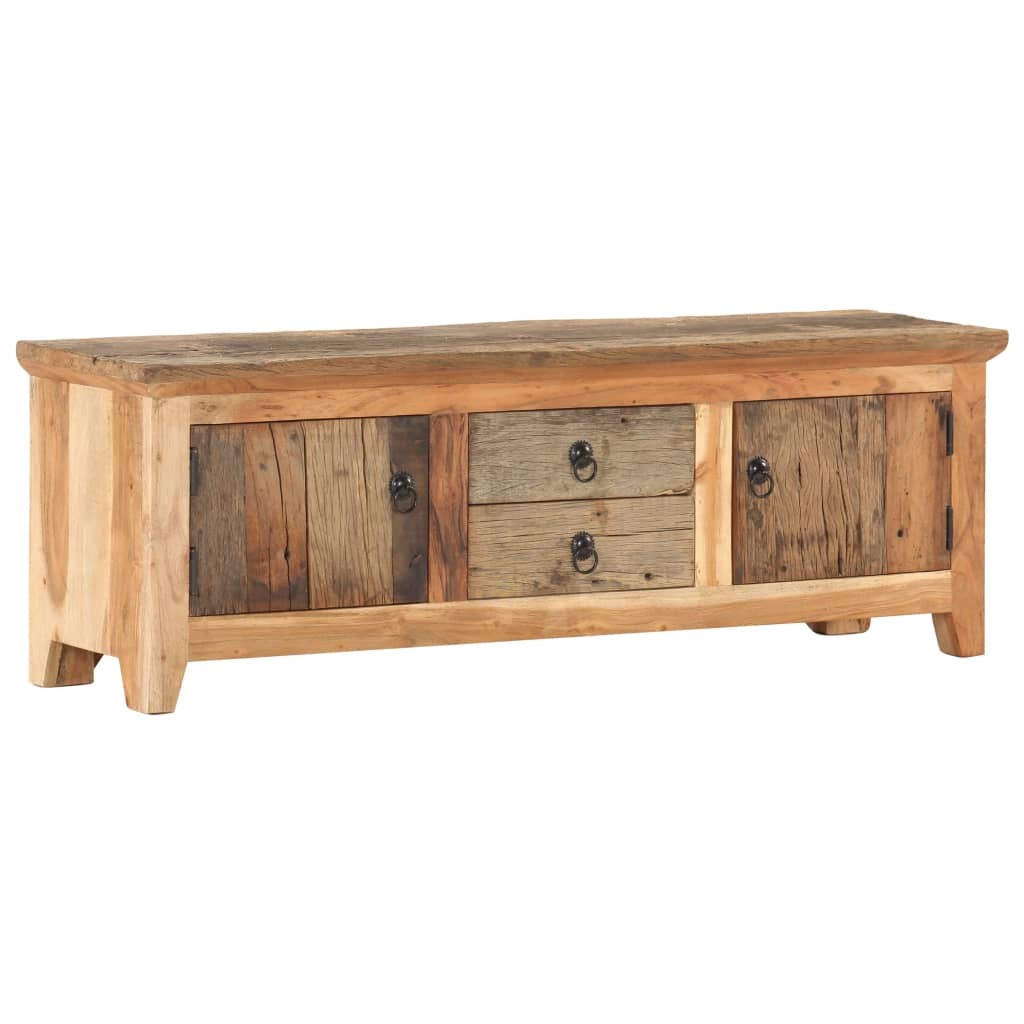 Hagerstown TV Cabinet 120x30x40 cm Solid Acacia Wood and Reclaimed Wood