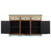 Hand Painted Sideboard 120x35x76 cm Solid Mango Wood