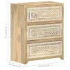 Sideboard 60x35x75 cm Solid Mango Wood